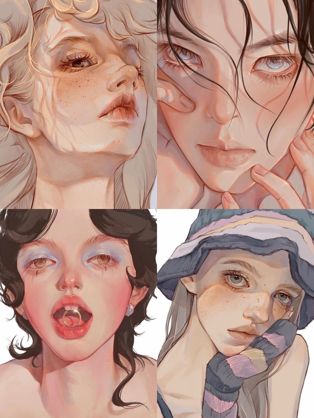 Complete Portrait Kit for Procreate - 27 Brushes + 6 Color Palettes