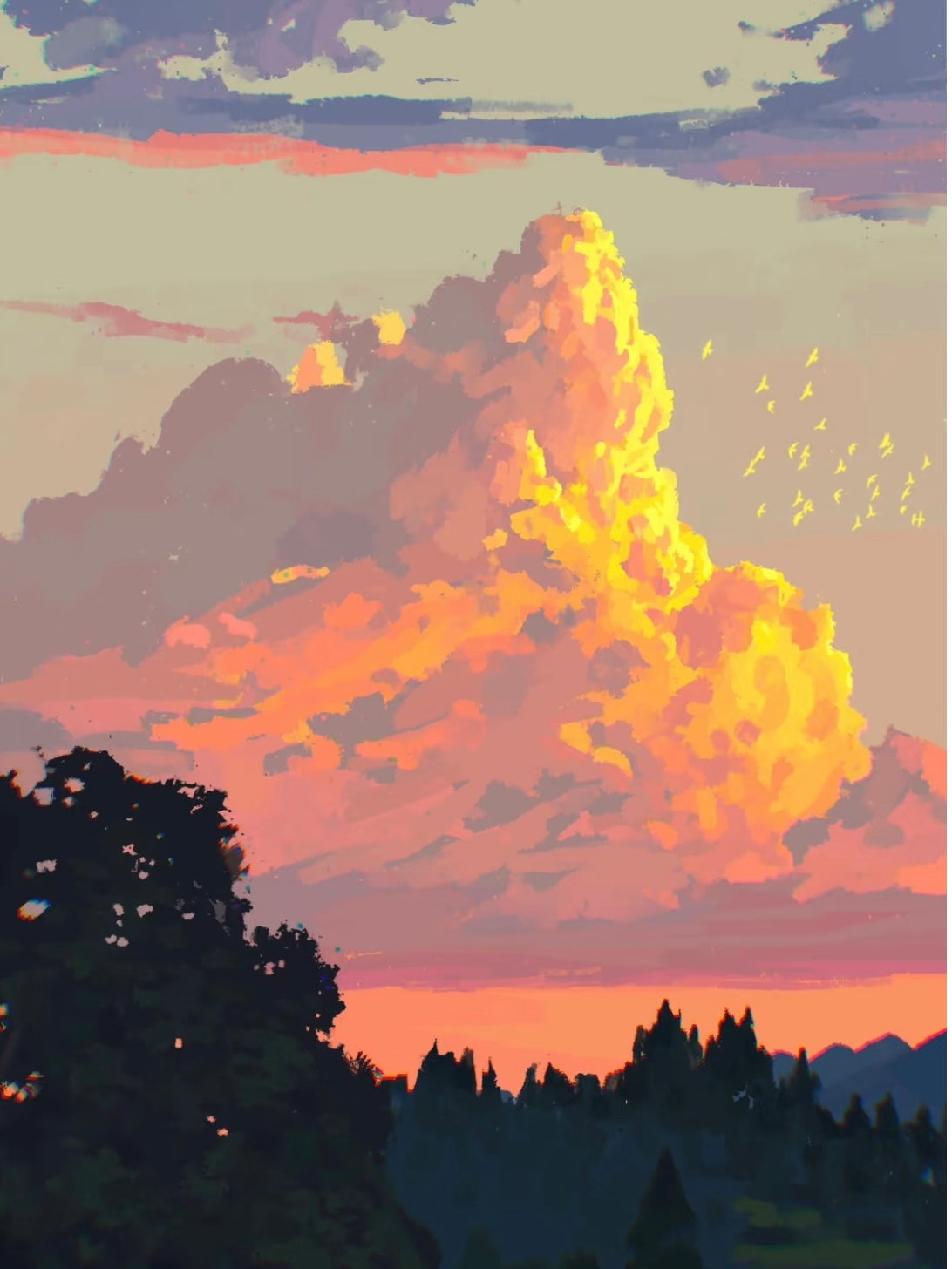40 Cloud Brushes for Procreate – Soft, Fluffy & Atmospheric