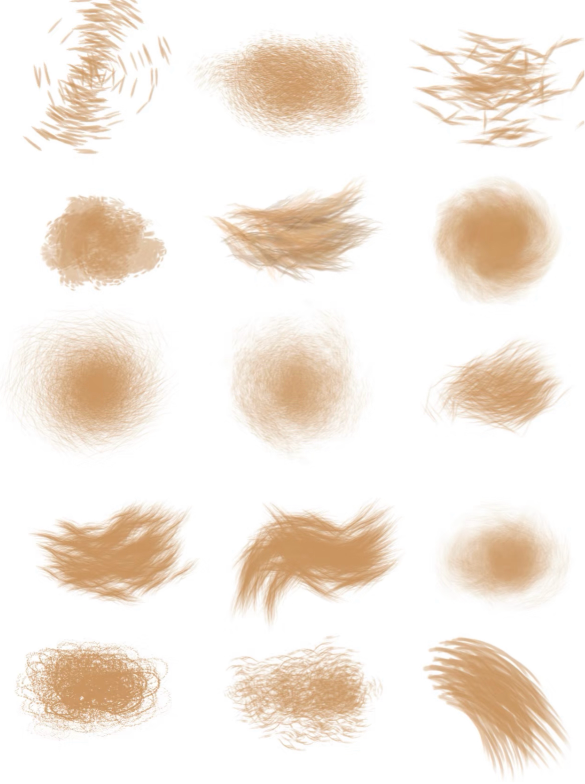 🐾 Animal Fur Brush Set for Procreate – Realistic & Versatile