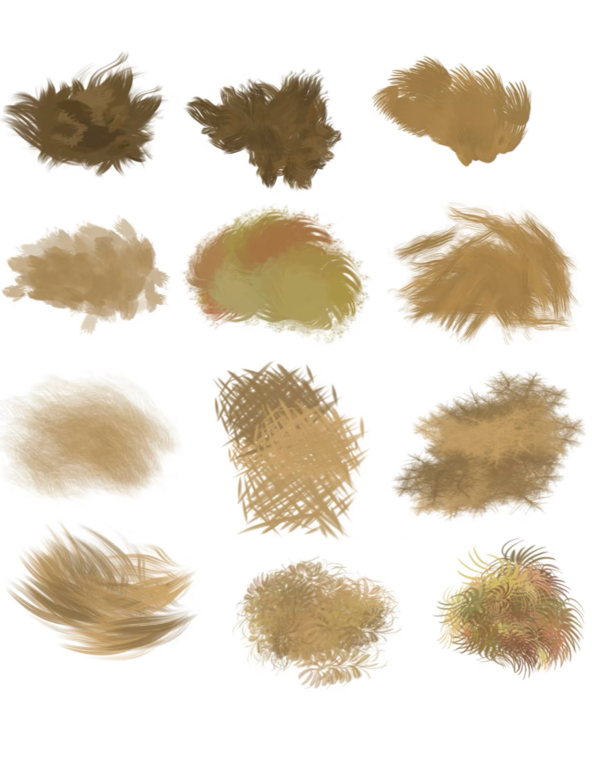 🐾 Animal Fur Brush Set for Procreate – Realistic & Versatile