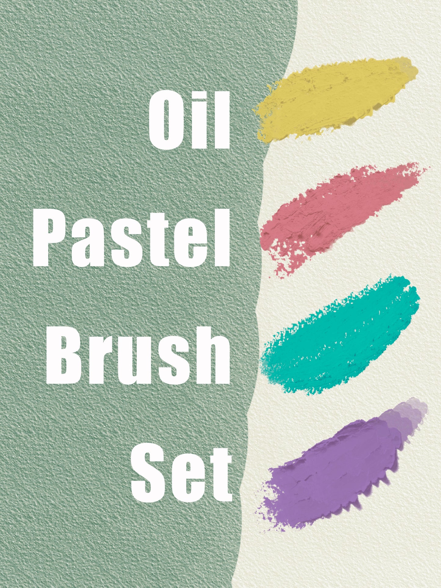 Oil Pastel Procreate Master Brush Bundle